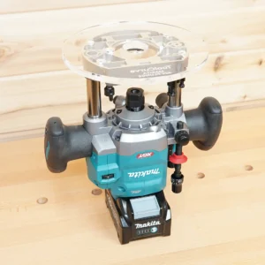 8″ Acrylic Router Base Plate for Makita 40v 2-1/4 HP Cordless Router