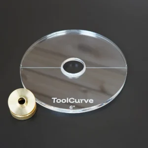 6" Round Blank Acrylic Router Base Plate
