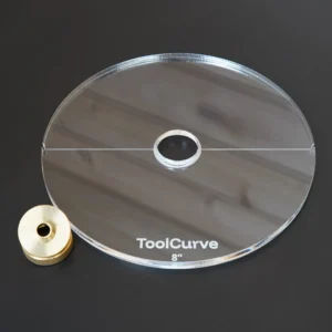 8" Round Blank Acrylic Router Base Plate