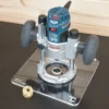 10" Square Acrylic Router Base Plate for Bosch PR011 & PR111 Plunge Router
