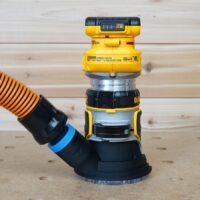 ToolCurve 1-1/4″ hose adapter for Dewalt Trim Router