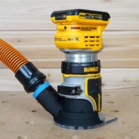 ToolCurve 1-1/4″ hose adapter for Dewalt Trim Router
