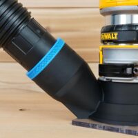 ToolCurve 2-1/2″ hose adapter for Dewalt Trim Router
