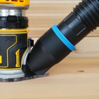 ToolCurve 2-1/2″ hose adapter for Dewalt Trim Router