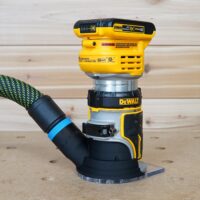 ToolCurve 27mm hose adapter for Dewalt Trim Router