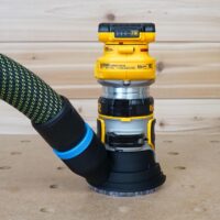 ToolCurve 36mm hose adapter for Dewalt Trim Router