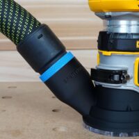 ToolCurve 36mm hose adapter for Dewalt Trim Router