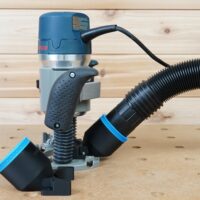 ToolCurve 2-1/2″ hose adapter for Bosch 1617 Plunge Router