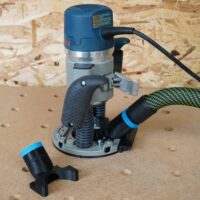 ToolCurve 27mm hose adapter for Bosch 1617 Plunge Router