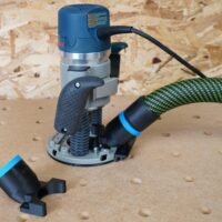 ToolCurve 36mm hose adapter for Bosch 1617 Plunge Router