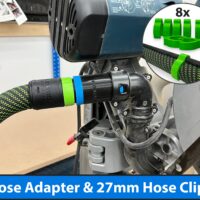 ToolCurve 27mm hose adapter for Bosch VX 12" Glide Miter Saw