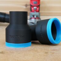 ToolCurve 2-1/2″ hose adapter for Craftsman 20v Router