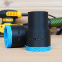 ToolCurve 36mm hose adapter for Dewalt 1/4 Sheet Palm Sander - DWE6411