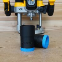 ToolCurve 27mm hose adapter for Dewalt 2-1/4 HP Cordless Plunge Router