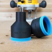 ToolCurve 2-1/2″ hose adapter for Dewalt 616 & 618 Router