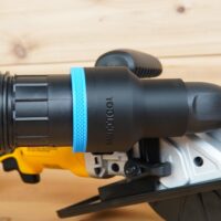ToolCurve 2-1/2″ hose adapter for Dewalt Atomic 20V 4-1/2 in. Circular Saw