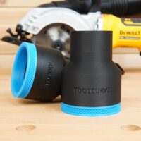 ToolCurve 2-1/2″ hose adapter for Dewalt Atomic 20V 4-1/2 in. Circular Saw