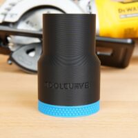 ToolCurve 36mm hose adapter for Dewalt Atomic 20V 4-1/2 in. Circular Saw