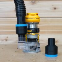 ToolCurve 1-7/8″ hose adapter for Dewalt Trim Router