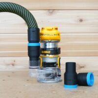 ToolCurve 27mm hose adapter for Dewalt Trim Router