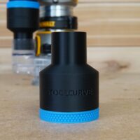 ToolCurve 36mm hose adapter for Dewalt Trim Router