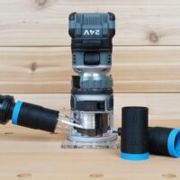 ToolCurve 1-1/4″ hose adapter for FLEX 24v Router
