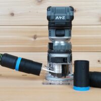 ToolCurve 27mm hose adapter for FLEX 24v Router