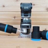 ToolCurve 36mm hose adapter for FLEX 24v Router