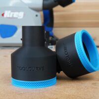 ToolCurve 2-1/2″ hose adapter for Kreg Track Saw