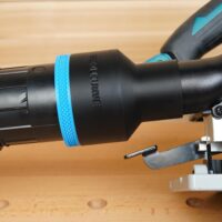 ToolCurve 2-1/2″ hose adapter for Makita 36v 7-1/4" Cordless Circular Saw