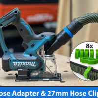 ToolCurve 27mm hose adapter for Makita XDS01Z Cut Out Saw