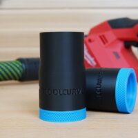 ToolCurve 27mm hose adapter for Milwaukee M12 Cordless 2 in Planer