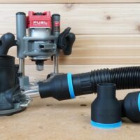 ToolCurve 2-1/2″ hose adapter for Milwaukee M18 2 1/4 HP Router