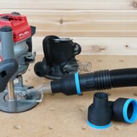 ToolCurve 2-1/2″ hose adapter for Milwaukee M18 2 1/4 HP Router