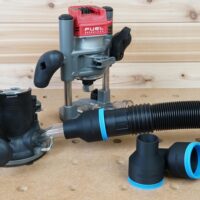 ToolCurve 2-1/2″ hose adapter for Milwaukee M18 2 1/4 HP Router