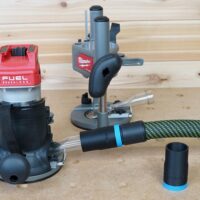ToolCurve 27mm hose adapter for Milwaukee M18 2 1/4 HP Router
