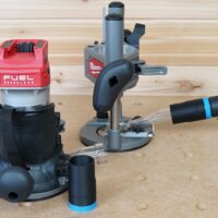 ToolCurve 27mm hose adapter for Milwaukee M18 2 1/4 HP Router