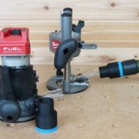 ToolCurve 36mm hose adapter for Milwaukee M18 2 1/4 HP Router