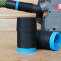 ToolCurve 27mm hose adapter for Milwaukee Track Saw