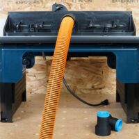 ToolCurve 1-1/4″ hose adapter for Router Table 2 1/4 Port