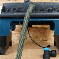 ToolCurve 27mm hose adapter for Router Table 2 1/4 Port