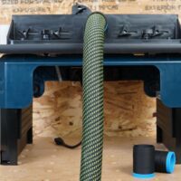 ToolCurve 36mm hose adapter for Router Table 2 1/4 Port