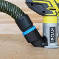 ToolCurve 36mm hose adapter for Ryobi Trim Router