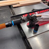 ToolCurve 1-1/4″ hose adapter for SawStop Table Saw Blade Guard