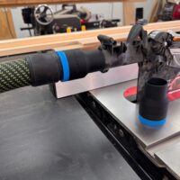ToolCurve 36mm hose adapter for SawStop Table Saw Blade Guard